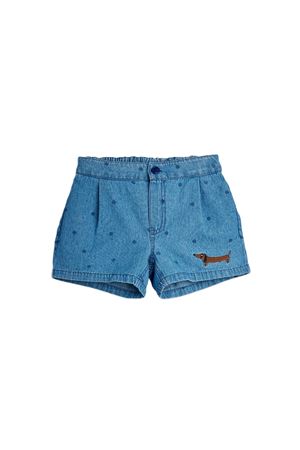 Dotted Denim Shorts MINI RODINI KIDS | 2623015260.